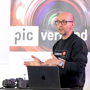 Unser Sponsor Canon war mit Michael Marczok zu Gast.