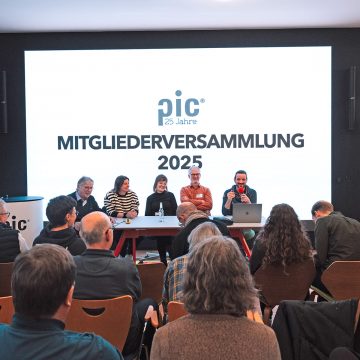 Danach war es wieder soweit: die Mitgliederversammlung des PIC samt Vorstandswahlen standen an.